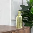 thumbnail image 3 of YIEMEEN Gold Stainless Steel Refillable Soap Dispenser for Kitchen or Bathroom 10.5oz, 3 of 13