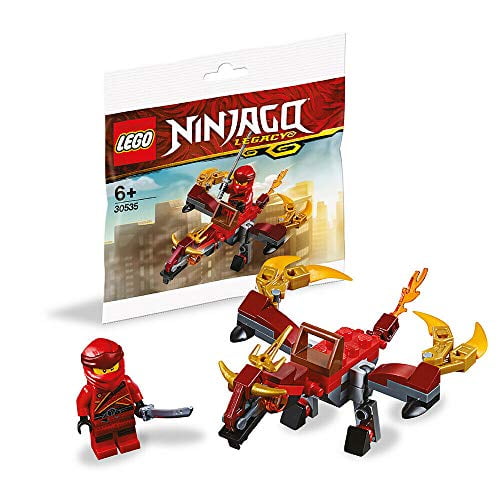 LEGO Ninjago Legacy Minifigure - Kai (Fire Dragon Polybag) 30535 - Walmart.com - Walmart.com