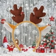 thumbnail image 2 of Ediodpoh Christmas Reindeer Headband with Ears Pie Headbuckle Hair Accessories for Childrens Dress up Props and Parties Khaki, 2 of 3