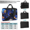 thumbnail image 2 of Colorful Retro Laptop Bag, 13 inch Laptop or Tablet, Business Casual Laptop Bag, 2 of 8