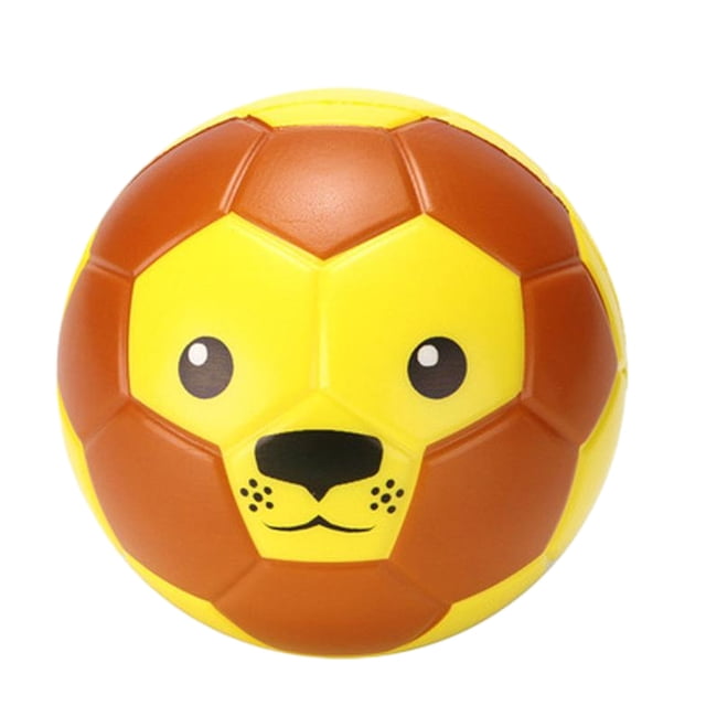 fastboy Animal Patterns PU Football Fun For Kids Of All Ages Gift Idea Mini Soccer Ball Lion 15CM