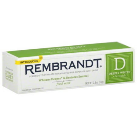 - 3 Pack - Rembrandt Plus Toothpaste Fresh Mint 2.60 oz