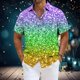 thumbnail image 3 of Ceisia Unisex Aloha Hawaiian Shirt Tropical Print Short Sleeve Button Down Casual Beach Vacation Gift Shirt, 3 of 8