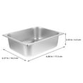 thumbnail image 4 of Ice Cream Tub Buffet Saucepan Stainless Steel Pans, 4 of 6