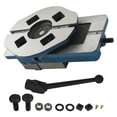 thumbnail image 3 of munirater 4 x 4-1/8 Precision Mill Vise Anti-Jaw Lifting W/Swivel Base, Lockdown CNC Milling Machine Vise With Base Clamp Vise for Milling Shaping and Drilling Machines, 3 of 5