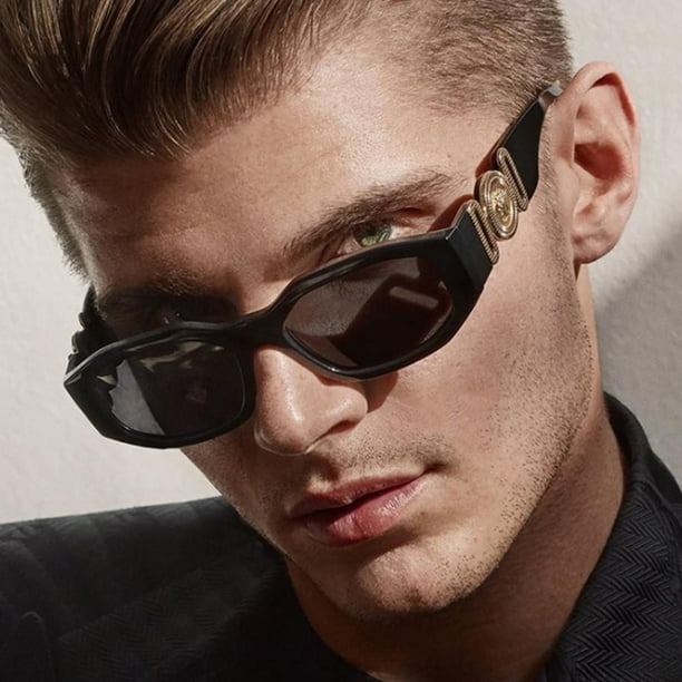 Nuevos Lentes De Sol Cuadrados Negros Para Mujer Marca De Moda Degradado Diseno De Personalidad Todo Partido Walmart en linea