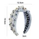 thumbnail image 2 of Moda elegante banda de pelo de las señoras Diadema anudada de las mujeres adornado Top Hairband, 2 of 5