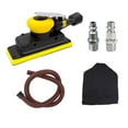 thumbnail image 3 of Air Powered Polisher Orbital Sander Rectangular Lightweight Compact for Furniture Making Repair Sectors, 3 of 9