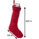 thumbnail image 2 of 4 Pack 18.5" Knitted Christmas Stocking Classic Large Stockings for Family Holiday Christmas Party Decorations Ormromra WRJM-426, 2 of 6