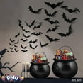 thumbnail image 6 of PMU 6pc-(8,6) Halloween Cauldron Pot Kettle, Black Plastic Witch Cauldron bowl, candy bucket, Indoor & Outdoor Decorations, 6 of 8