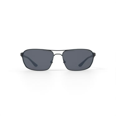 Caribbean Sun Rx'able Unisex Polarized Sport Sunglasses, Pacific, Gunmetal/Black, 65-16-133
