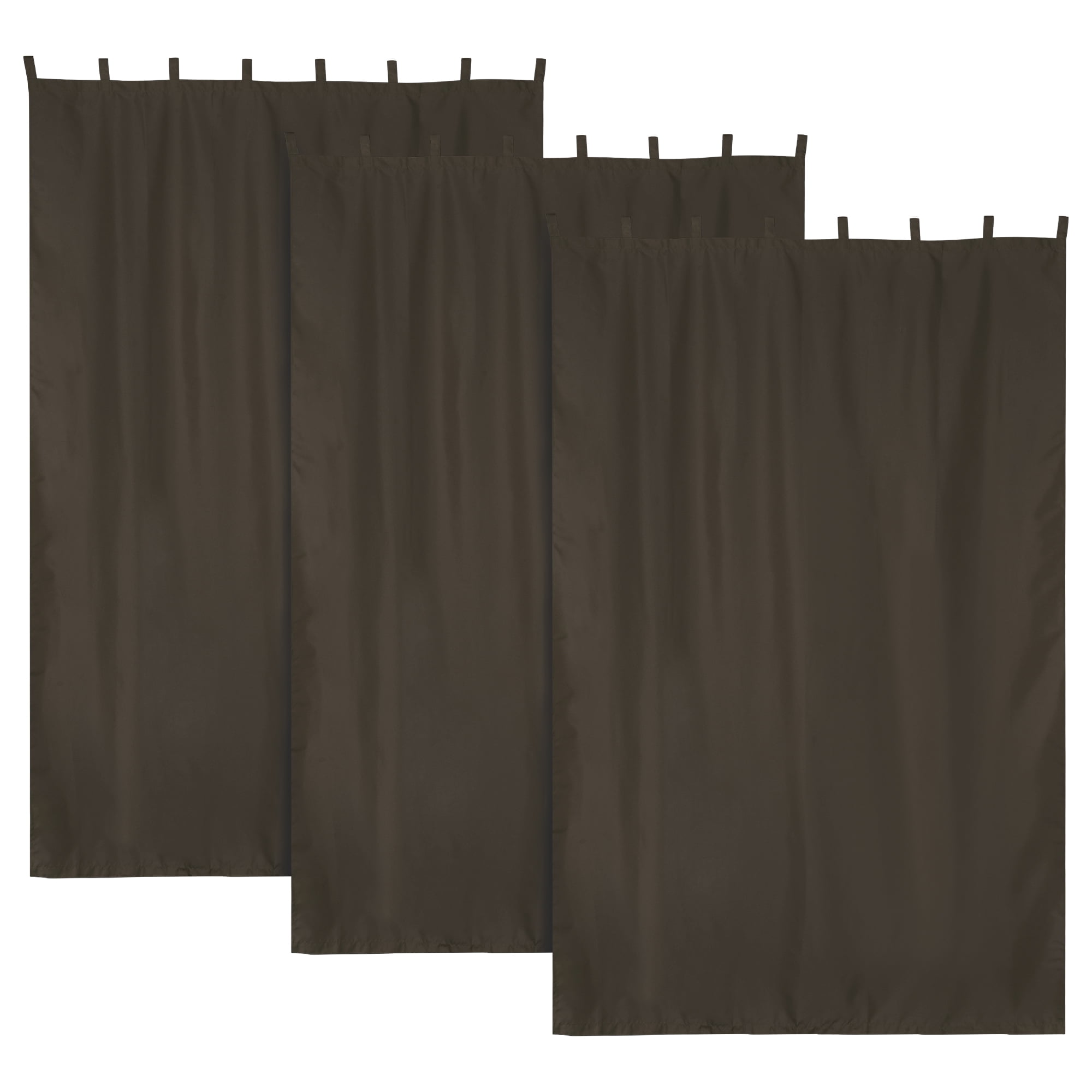 54"x84" Outdoor Curtain Panel Tab Top Drape UV30 Patio Pergola Garden 3 Pack 