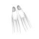thumbnail image 4 of Aletas de snorkel para adultos, largas, profesionales, M Blanco, 4 of 9
