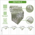 thumbnail image 5 of Sage Green Palm Trees Table Runner Linen Burlap Table Runner 90 Inches Long Farmhouse Tropical Summer Beach Dresser Scarves for Kitchen Island Coffee Dining Room Party Wedding Holiday Decor 13"x90", 5 of 8