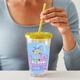 thumbnail image 3 of CafePress - Peppa Pig: Crib Giggles - 16 Ounce Classic Clear Insulated Double Wall Tumbler Cup with Lid Straw , Reusable, 3 of 5