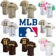 thumbnail image 2 of Jersey bordado del jugador del equipo n. ° 23 Fernando Tatis Jr. Del sacerdote de San Diego de los hombres del béisbol americano, 2 of 4