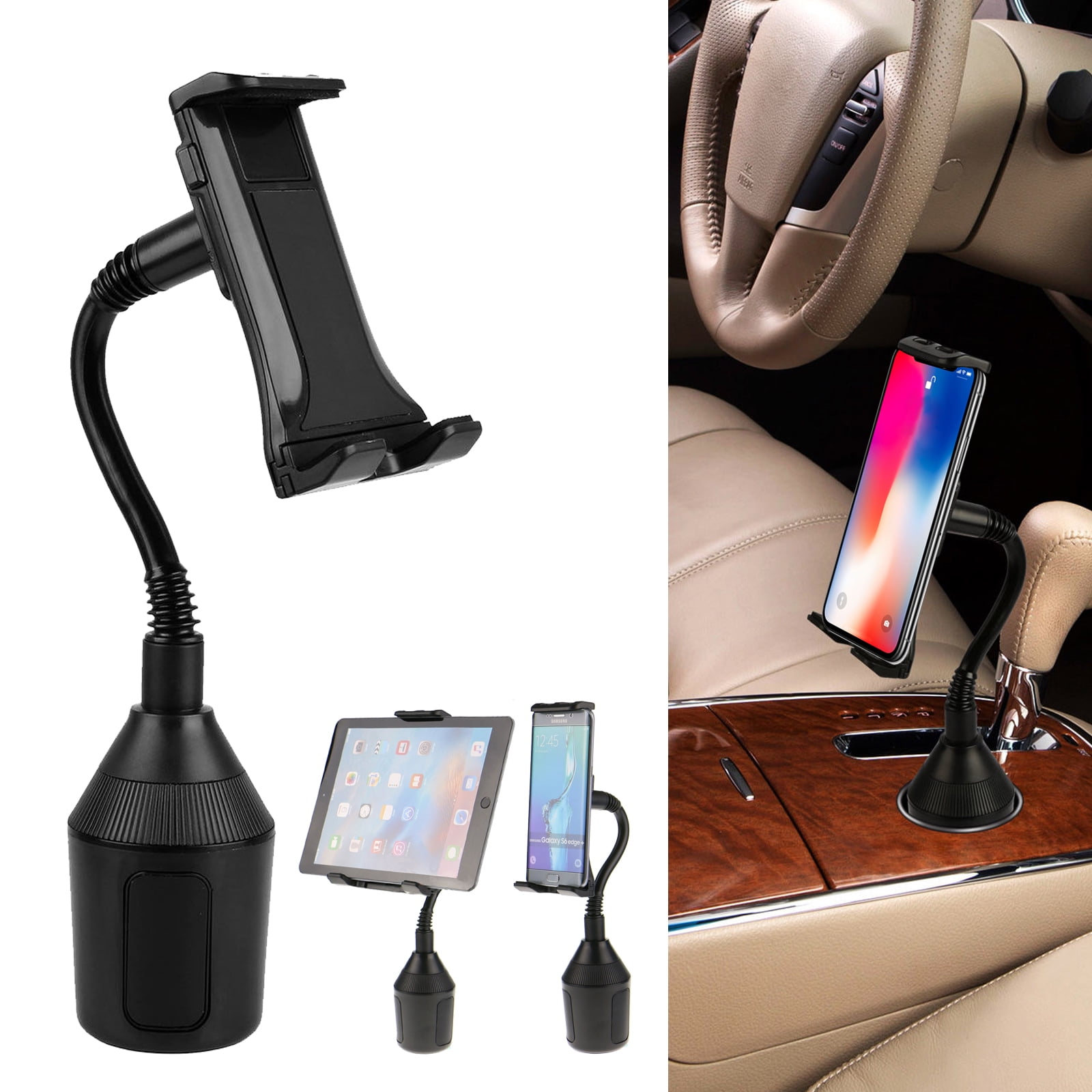 360º Rotating Bed Tablet Mount Holder Stand for 4-11/" iPad//iPhone//Galaxy//Tablet