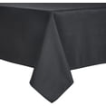 thumbnail image 1 of RCZ Décor Black Rectangle Tablecloth | Washable Polyester | Wrinkle Resistant | 60” X 102” | Premium Tablecloth for Weddings, Parties and More, 1 of 2