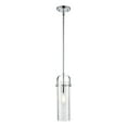 thumbnail image 5 of Innovations Lighting  Pilaster II Cylinder - 1 Light 12" Stem Hung Pendant Brushed Brass/Matte White, 5 of 5