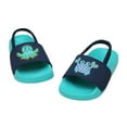 thumbnail image 5 of Dream Pairs Baby Girls Boys Toddles Summer Beach Sandals Comfort Slip-on Slippers KAS211 OCEAN/GREEN Size 5T-6T, 5 of 7