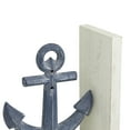 thumbnail image 5 of DecMode 6" Anchor Blue Metal Bookends (Set of 2), 5 of 8