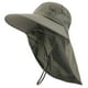 thumbnail image 1 of Sombrero Pesca Cgtredaw Protección UV Cubierta para El Cuello Parasol para Exteriores Gris Oscuro, 1 of 9