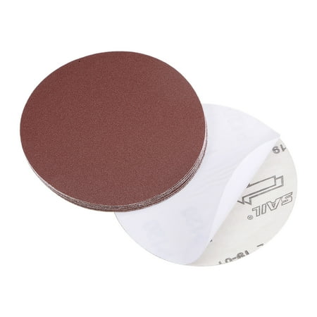

Unique Bargains 5-Inch PSA Sanding Disc Aluminum Oxide Adhesive Back Sandpaper 120 Grits 10 Pcs