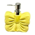 thumbnail image 5 of Bow Lotion Dispenser Hand Soap Bottle Sanitizer Jar Decorative Ceramic for Bathroom Countertops and Kitchen Sinks, 5 of 8