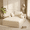 Beige, variant on 47" Ultimate Cloud Sofa, Oversized Chaise Lounge Sleeper with Plush Corduroy Fabric, No Assembly Required, Cloud Couch for Living Room - Gray