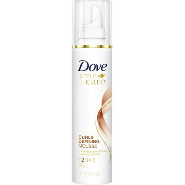 Dove STYLE+care Nourishing Curls, Whipped Cream Mousse 7 oz (Pack of 2