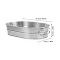 thumbnail image 6 of Beer Tub Stainless Steel Bucket Insulated Ice with Lid Large Inflatable Serving Buffet Bar Silver, 6 of 6