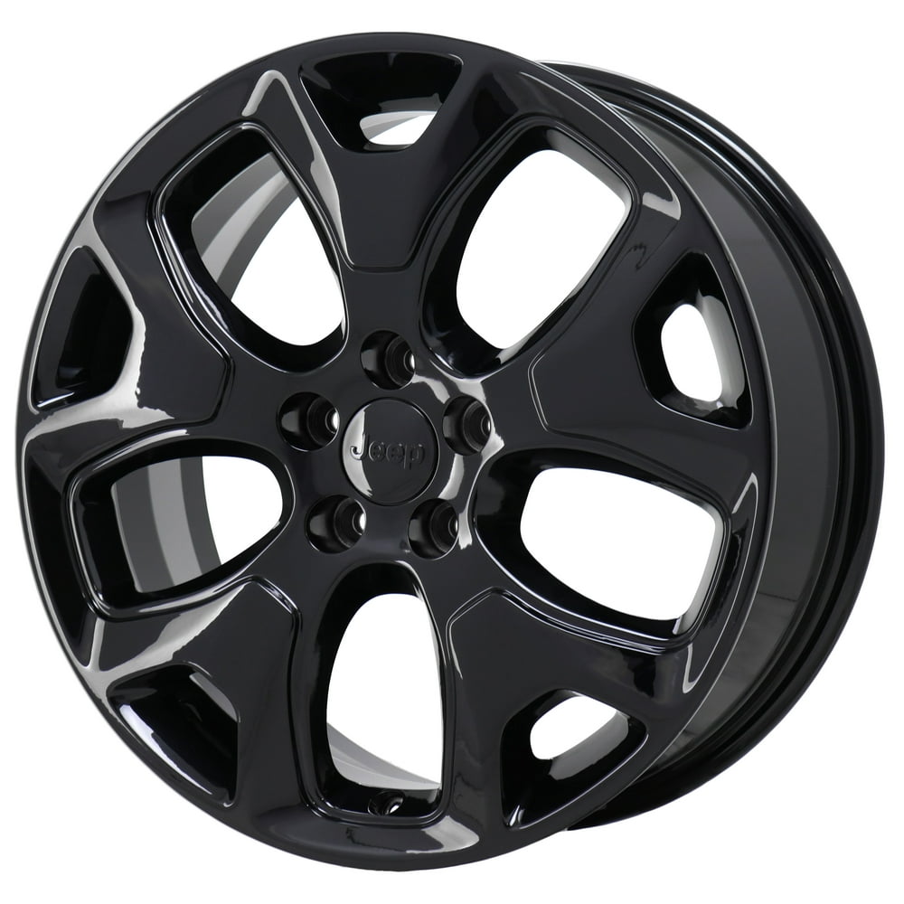 JEEP COMPASS 2018 2020 GLOSS BLACK Factory OEM Wheel Rim (Not