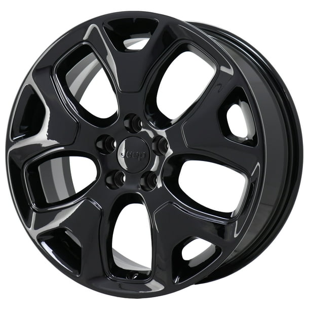 JEEP COMPASS 2018 2020 GLOSS BLACK Factory OEM Wheel Rim (Not