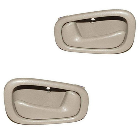 For 98-02 Chevrolet Prizm Toyota Corolla Tan Interior Inner Door Handle 2PCS 98 99 00 01 02 DH04