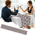 thumbnail image 2 of Chmadoxn Heart for Table decorations for dining room valentines day Polyester Tablecloth Farmhouse Table Setting Decor for Wedding Party Holiday Dinner Home, Machine Washable., 2 of 3