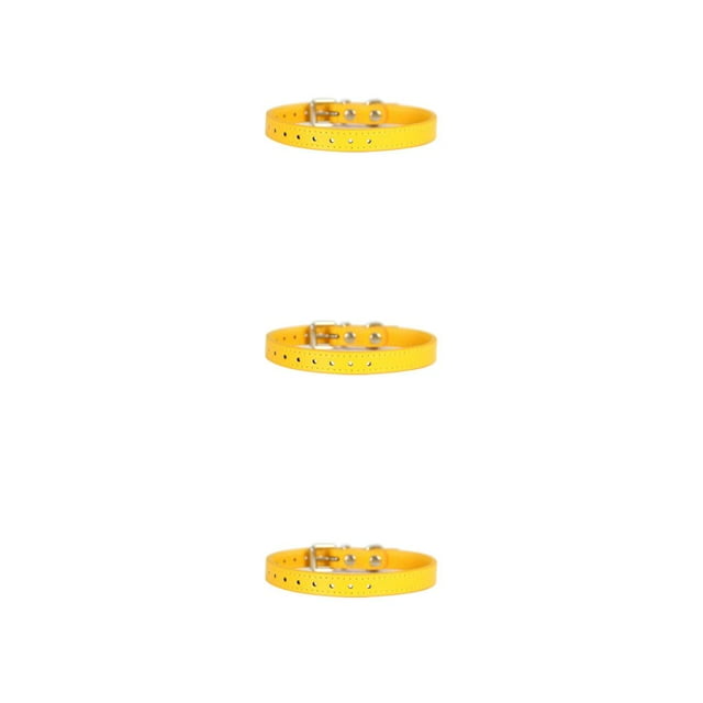 Youkk 1/2/3/5 Collier de Chat Durable et Durable - pour une Expérience Sans Souci Whelping Col Nouveau-Né Doggy Whelping Collier Réglable Or 3PCS