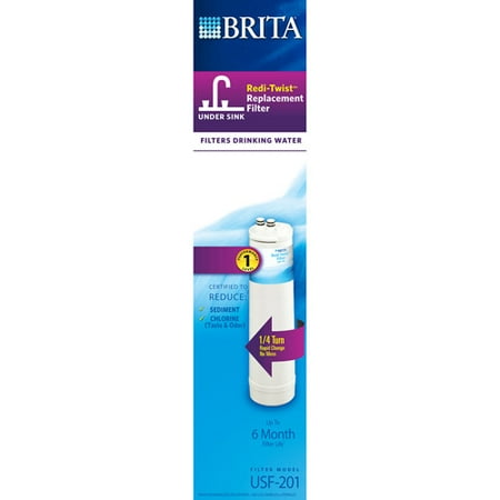 Brita Redi-Twist Under-Sink Replacement Filter, Level 1