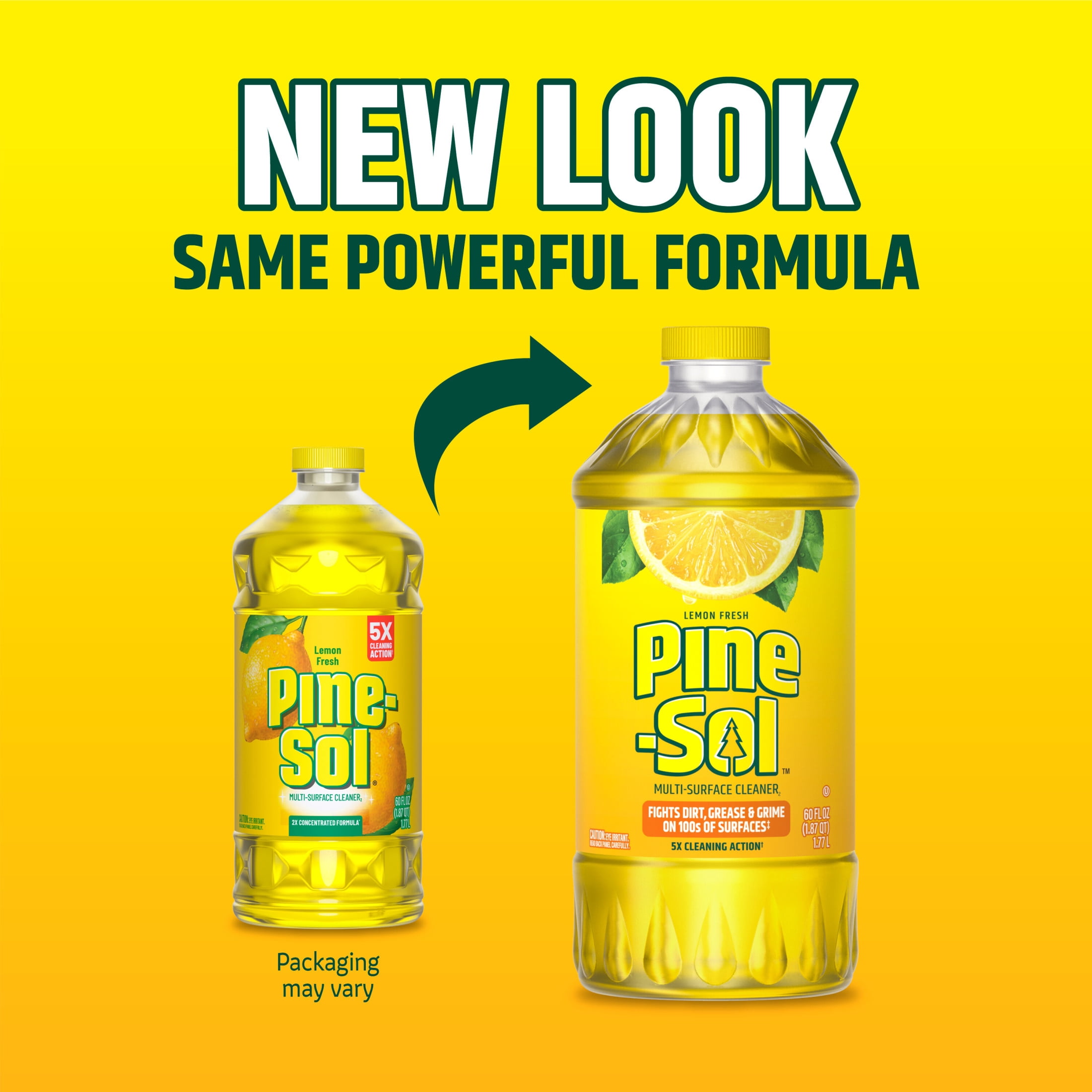 (3 pack) Pine-Sol Multi-Surface Floor Cleaner, Lemon Fresh, 60 Fluid Ounces