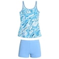 thumbnail image 3 of Shadoumai Girls Swimsuit 2 Piece Flounce Bikini Sets Halter Adjustable Straps Bathing Suit Floral Girls' Swimwear 7-16Y, 3 of 3