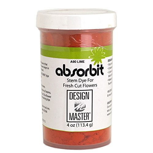 Absorbit Stem Dye for Fresh Cut Flowers Matte Finish Systemic (Lime