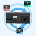 thumbnail image 3 of Driving Recorder Camera, 3 Channel Dash Cam HD Night Version 1080P Professional  for Cars, 3 of 7