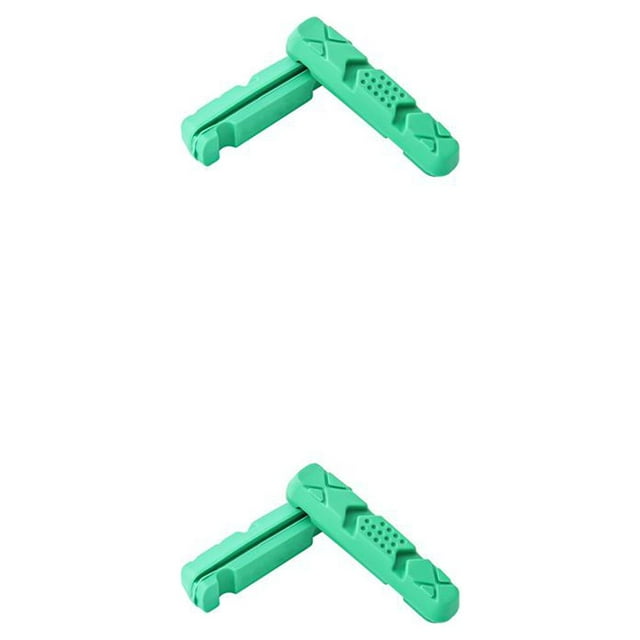 Justharion 1 Paire de Plaquettes de Frein, Butée de Roue, Pince d'Arrêt de Roues, Blocs Professionnels, Pièces de Rechange pour Vélos, Vert 2Ensemble