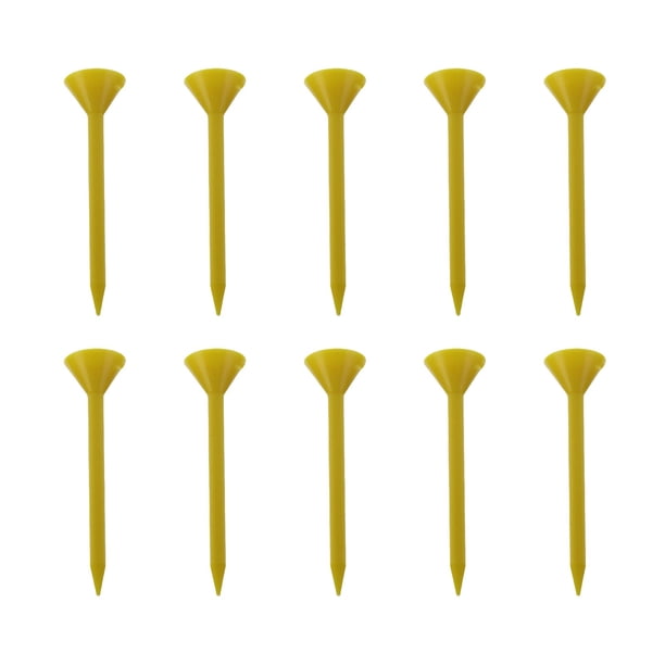 10 piezas de clavos de golf de vidrio sin límite, soportes de plástico, accesorios de baja resistencia sin límite
