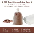 thumbnail image 2 of 200 Pieces No Mess Cold Brew Coffee Filters,No Mess Coffee Filter Mesh Tea Filter Bags Disposable Mesh Brewing Bags with Drawstring for Concentrate, Coffee Maker, Cold Brew Coffee, Loose Leaf Tea, 2 of 6