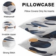 thumbnail image 4 of Navy Blue Abstract Art Outdoor Pillow Covers 18x18 Inch Throw Pillow Covers Set of 2 Waterproof Decorative Pillow Cases Contemporary Geometric Luxury Cushion Covers for Patio Furniture Garden Couch, 4 of 8