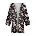 Women's Casual Fashion Printed Lightweight Midlength Jacket Cardigan