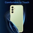 thumbnail image 2 of JETech Matte Case for Samsung Galaxy A14 4G/5G 6.6-Inch, Frosted Translucent Back Protective Slim Phone Cover, Anti-Fingerprints (Lime), 2 of 5