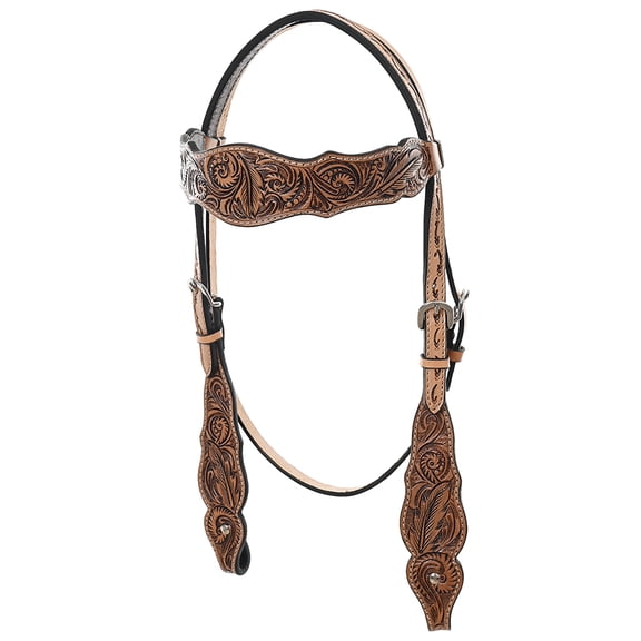 HILASON Western Horse Headstall American Leather