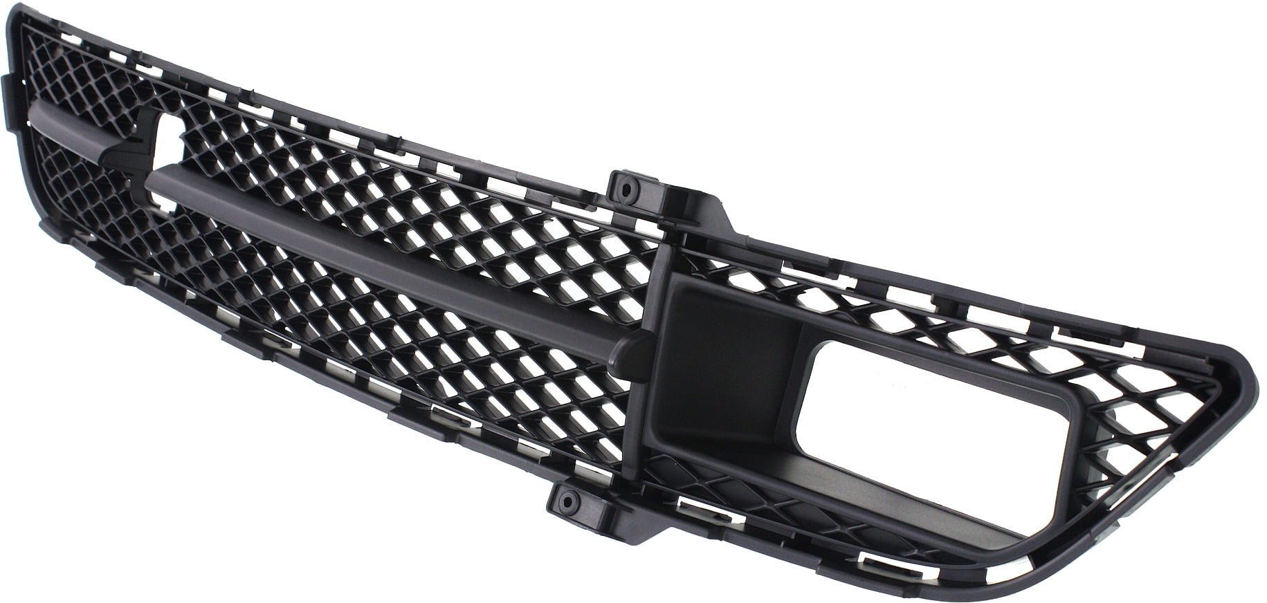 Bumper Grille Compatible With 2010-2013 Infiniti G37 Front, Center Textured Black