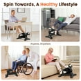 thumbnail image 3 of UPGO Mini Under Desk Bike ,Electric Pedal Exerciser Leg/Arm Cycle for Senior, Physical Therapy, with Remote Control, 3 of 8